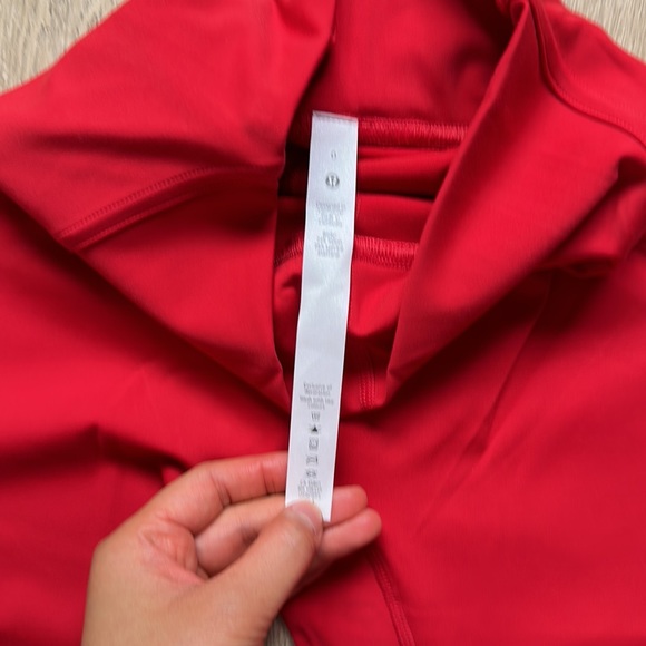 instill tight 25" size 0 dark red lululemon nwt - Picture 6 of 13